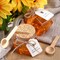 30 Pack 3.4 oz Mini Hexagon Honey Jars with Spoon, Empty Plastic Honey Jars with Wooden Spoons Thank You Tag Cork Cap and Rope for Wedding Favors Baby Shower Party Guests Gifts Cork Cap